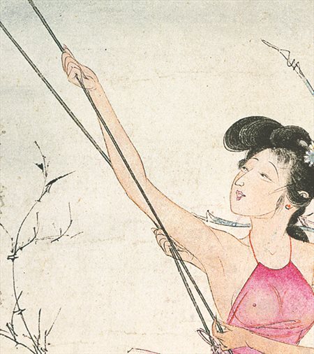 孟津-胡也佛的仕女画和最知名的金瓶梅秘戏图